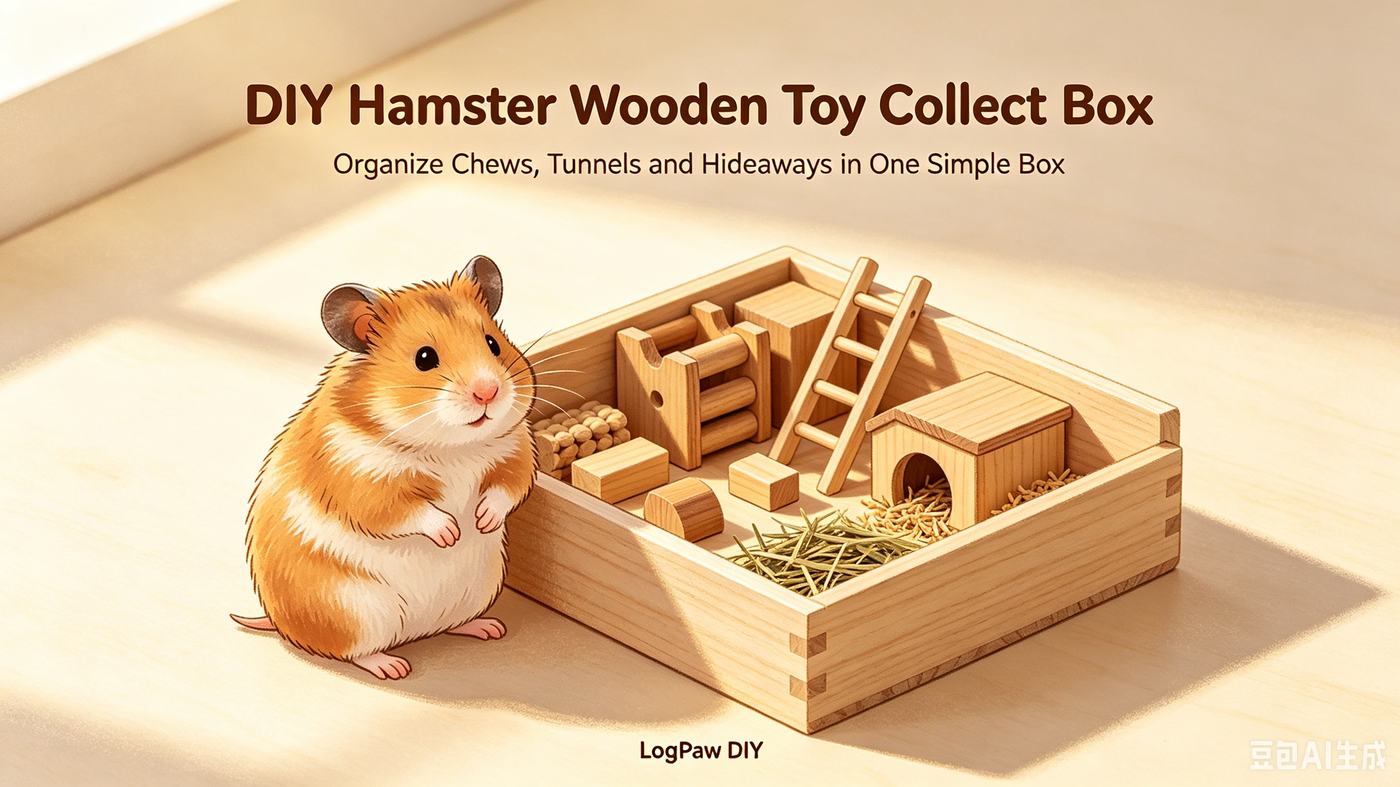 DIY Hamster Wooden Toy Storage Box: Organize All Your Small Pet Wooden Toys